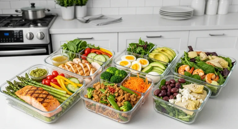 Low carb meal prep 90 minute Sunday system