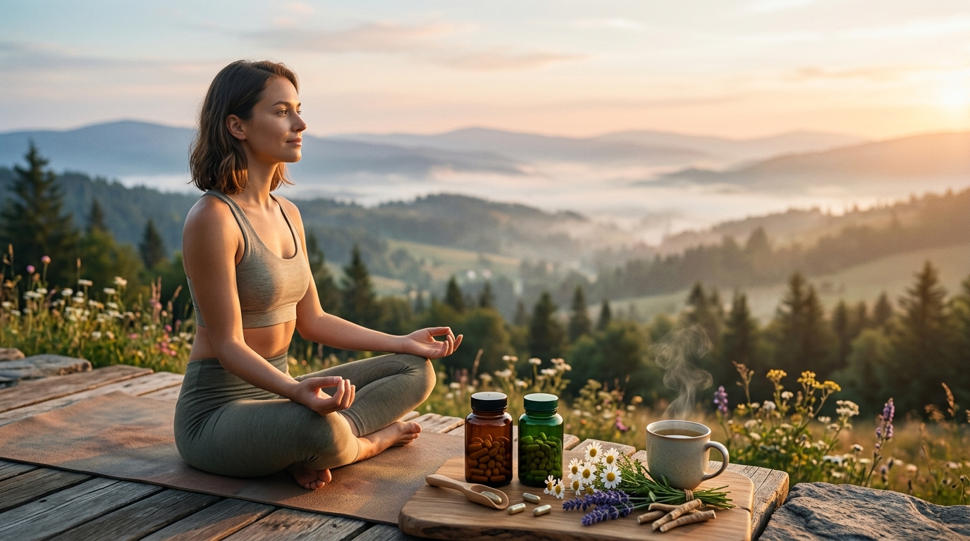Best Supplements for Stress and Anxiety Relief 2026 - hero image of person relaxing