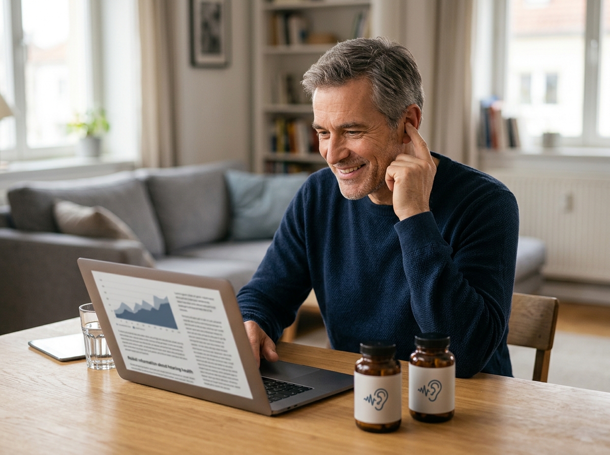 Audifort ingredient comparison chart against competitor hearing supplements