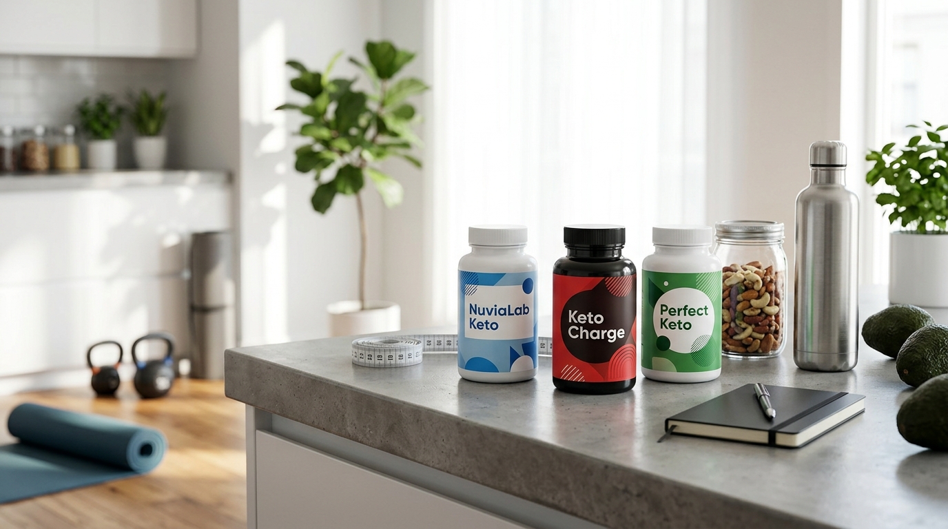 NuviaLab Keto vs Keto Charge vs Perfect Keto: 2026 Shocking Truth — hero image showing supplement bottles